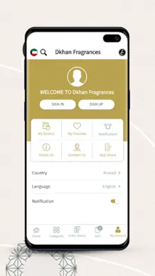 Dkhan Fragrances - دخان للعطور android App screenshot 0